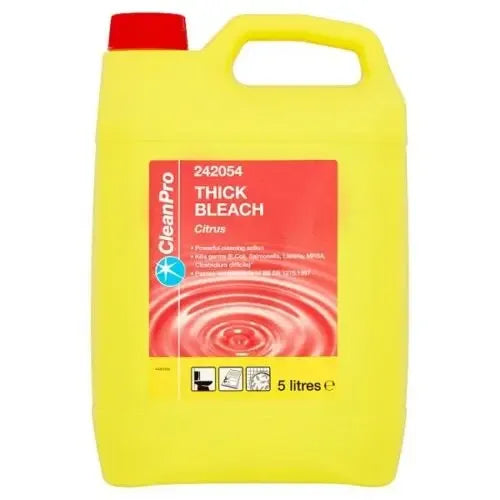CleanPro Thick Bleach Citrus 5 Litres - Bulkbuydirect
