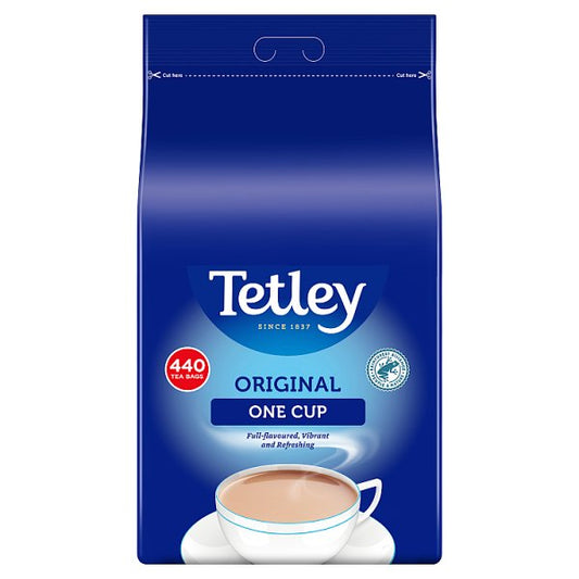 Tetley Original One Cup 440 Tea Bags 0.88kg (Pack of 6) - Bulkbuydirect
