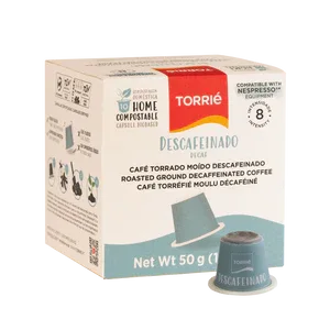 100% Home Compostable Nespresso Compatible Decaf Coffee 10 Capsules (Pack of 1) - Bulkbuydirect