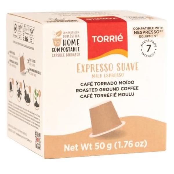 100% Home Compostable Nespresso Compatible Suave Mild Coffee 10 Capsule (Pack of 1) - Bulkbuydirect