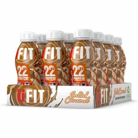 UFit Shakes 12 x 310ml - Salted Caramel Flavour - Bulkbuydirect