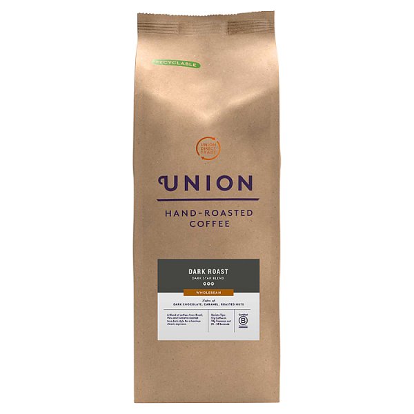 Union Hand-Roasted Coffee Dark Star Blend Dark Roast (Pack of 1) - Bulkbuydirect
