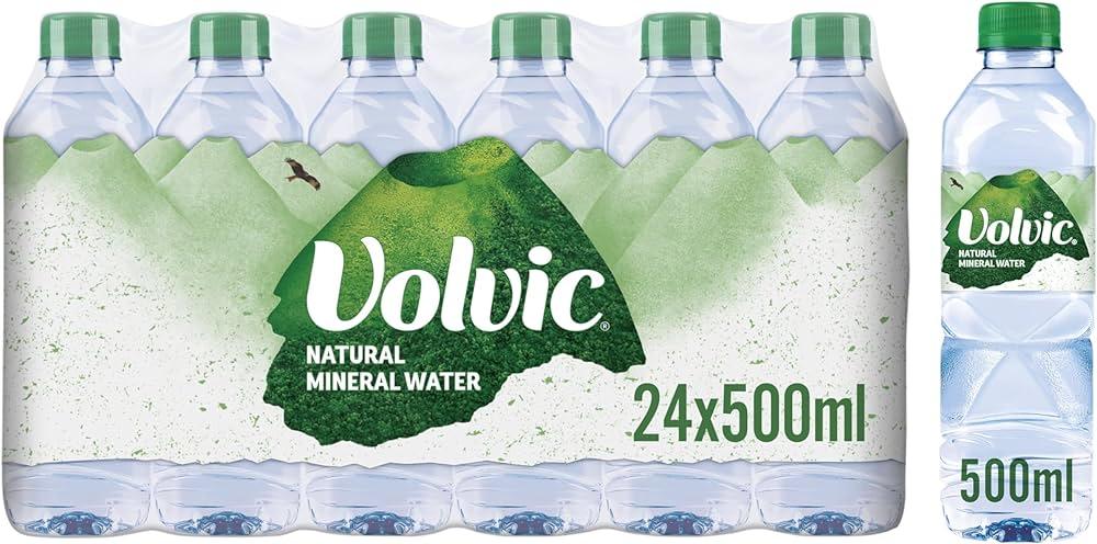 Volvic Still Mineral Water, 500ml (Pack of 24) - Bulkbuydirect