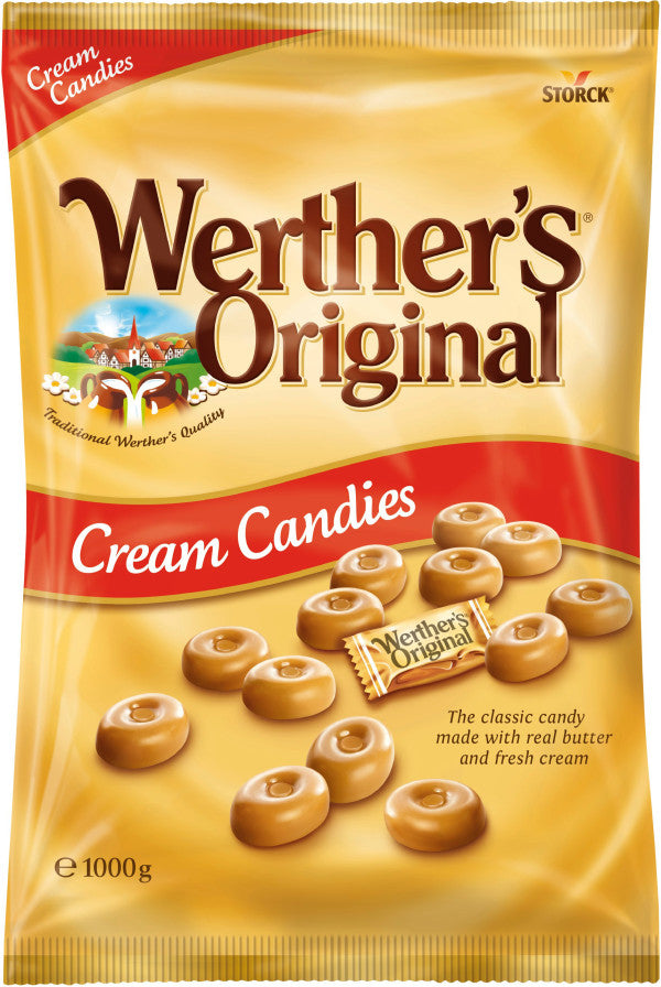 Werther's Original 1kg: Irresistible Butterscotch Indulgence - Bulkbuydirect
