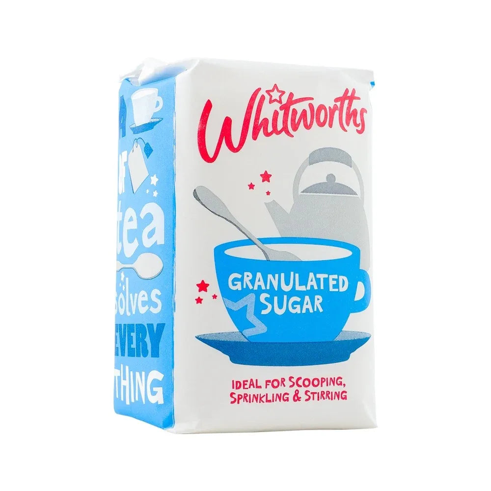 Whitworths Granulated Sugar, 15 x 1kg - Bulkbuydirect