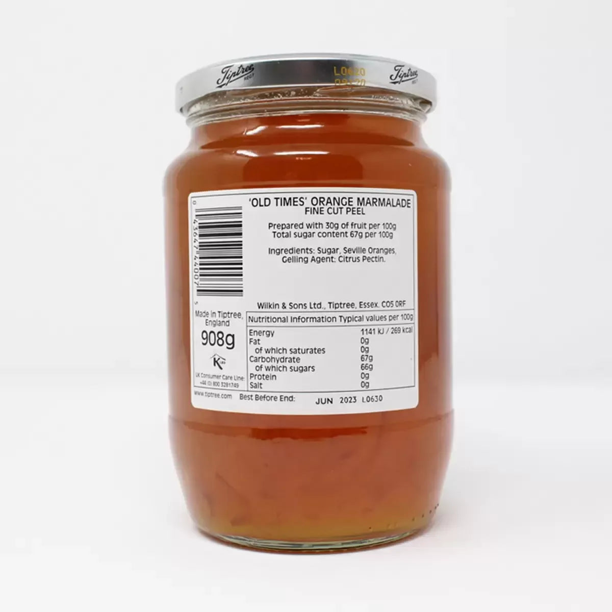 Wilkin & Sons Tiptree 'Old Times' Orange Fine Cut Marmalade, 908g - Bulkbuydirect