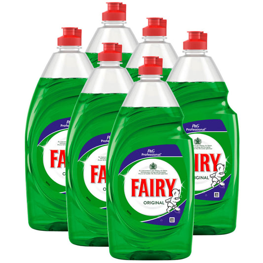Fairy Original Washing Up Liquid Pack of 6 x 900ml: Unleash Effortless Cleaning Power