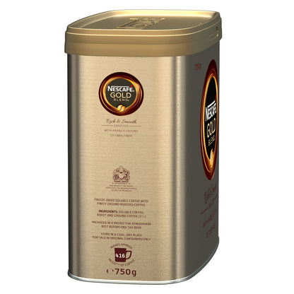 Nescafé Gold Blend Instant Coffee Granules, 750g - Elevate Your Coffee Experience with Rich Aroma and Smooth Flavour