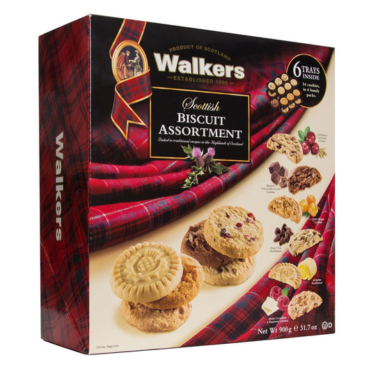 Walkers Scottish Biscuit Assortment, 900g - Premium Selection of Traditional Scottish Delights