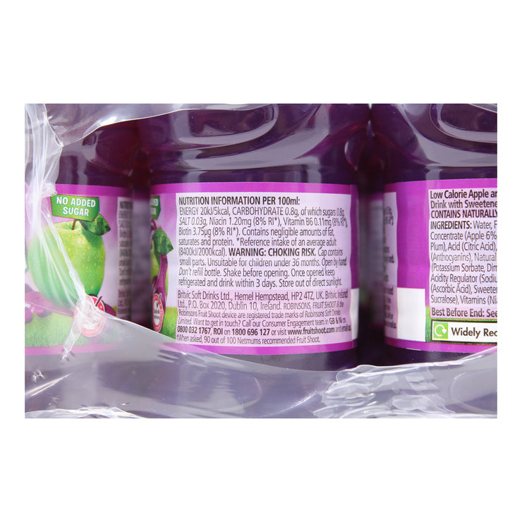 Fruit Shoot Apple & Blackcurrant Pack of 24 x 200ml: Fruity Bliss for On-the-Go Refreshment