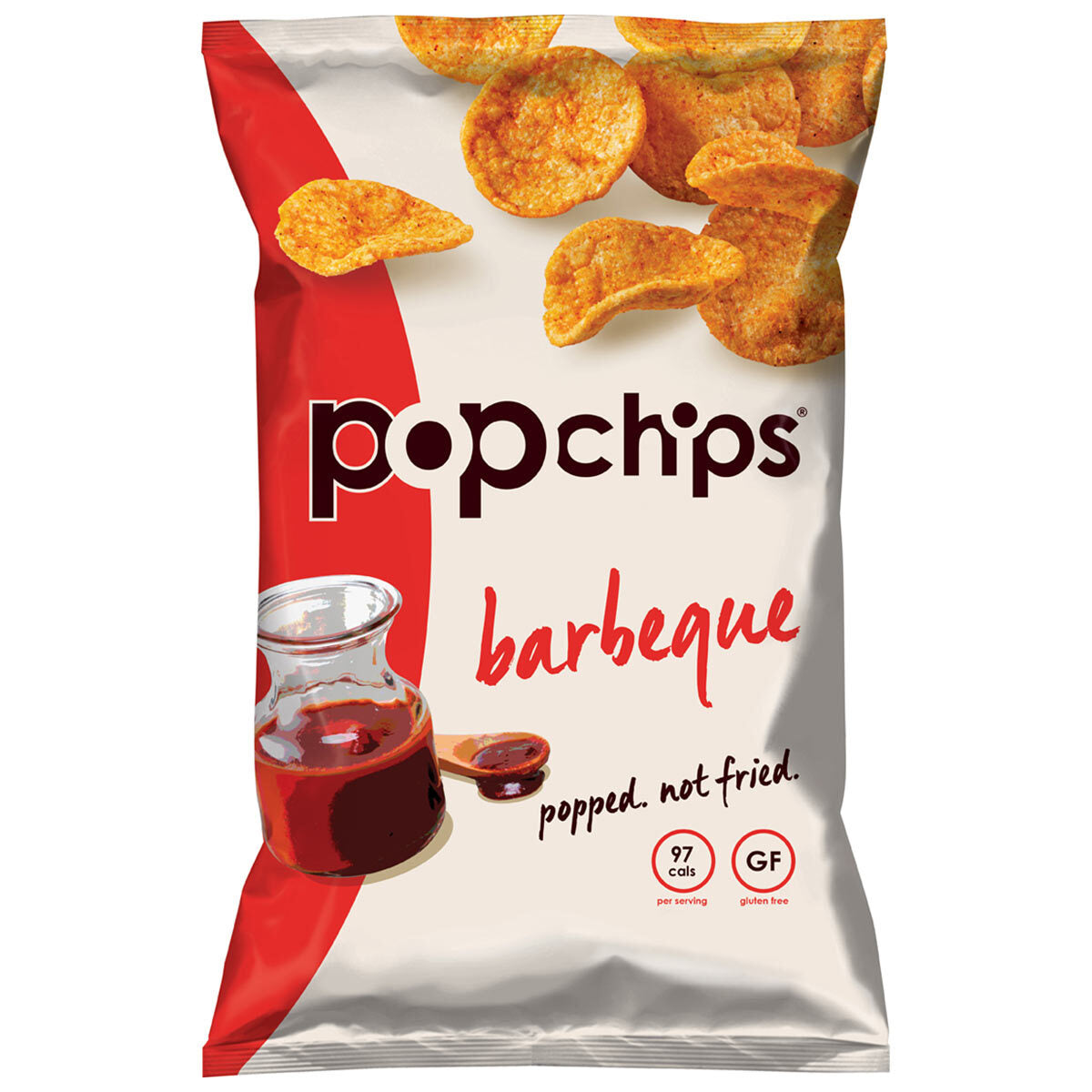 Popchips BBQ Popped Potato Chips 311g - Irresistible Flavour, Guilt-Free Crunch