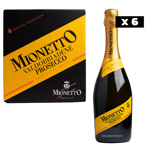 Mionetto Prosecco (6 x 75cl) - Elevate Your Celebrations with Italian Sparkle