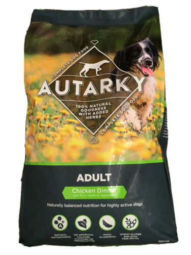Autarky Complete Dog Food Chicken Dinner, 12kg - Bulkbuydirect