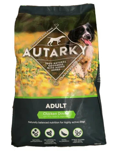 Autarky Complete Dog Food Chicken Dinner, 12kg - Bulkbuydirect
