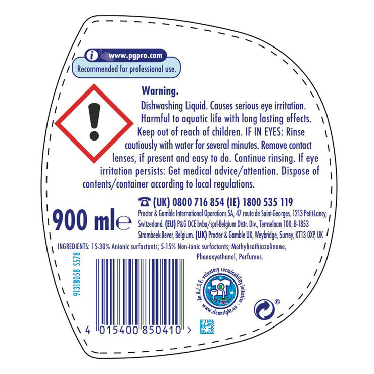 Fairy Original Washing Up Liquid Pack of 6 x 900ml - Bulkbuydirect