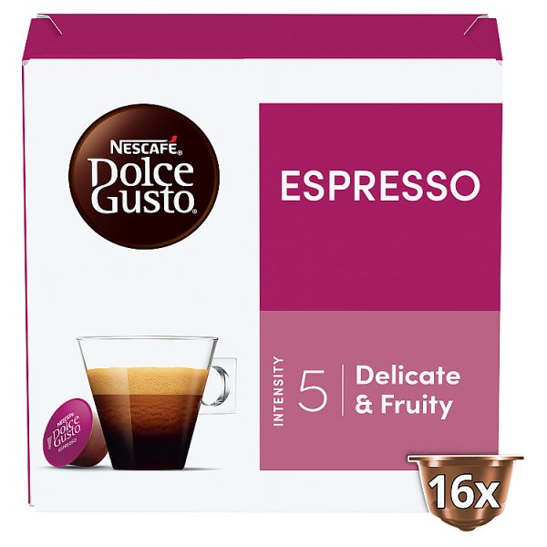 Nescafe Dolce Gusto Espresso coffee pods X16 (Pack of 3)