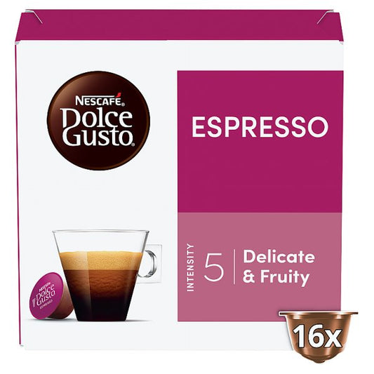 Nescafe Dolce Gusto Espresso coffee pods X16 (Pack of 1)