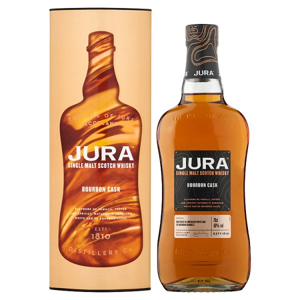 Jura Single Malt Scotch Whisky Bourbon Cask 70cl (Pack of 6)