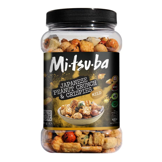 Mitsuba Japanese Peanut Crunch and Crispies, 650g (Pack of 1) - Bulkbuydirect