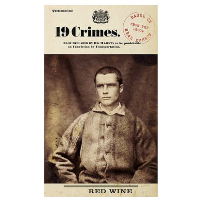 19 Crimes Red Wine 750ml (Pack of 6)