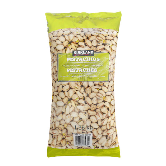 Kirkland Signature California Pistachios 1.36 kg (Pack of 1) - Bulkbuydirect