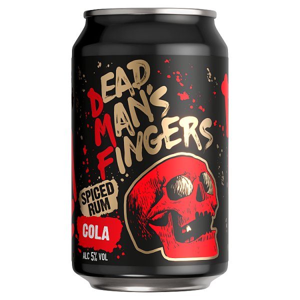 Dead Man's Fingers Spiced Rum & Cola 5% 330ml (Pack of 12)