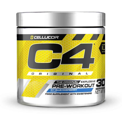 Cellucor C4 The Original Explosive Pre-Workout Icy Blue Raspberry, 390g