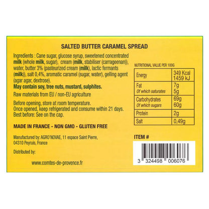 Comtes De Provence Salted Butter Caramel Spread, 750g