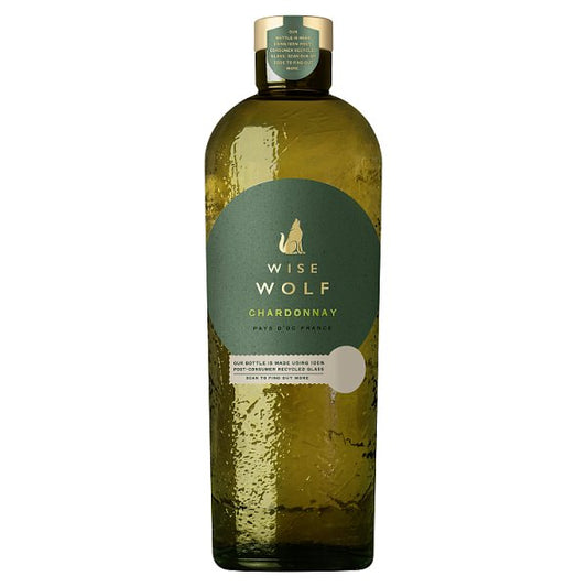 Wise Wolf Chardonnay White Wine 75cl (Pack of 6)