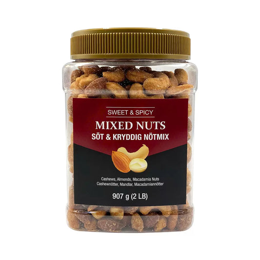 Sweet & Spicy Mixed Nuts, 907g (Pack of 1) - Bulkbuydirect