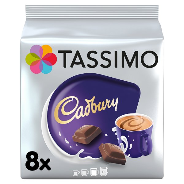 Tassimo Cadbury Hot Chocolate Pods x8 (Pack of 5)