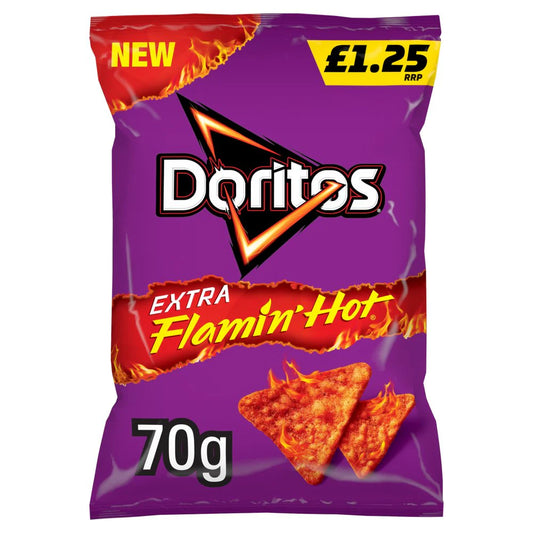 Doritos Flamin' Hot Sharing Bag Crisps (15 x 70g)