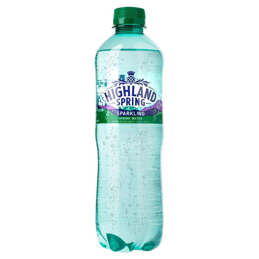 Highland Spring Sparkling Spring Water 24 x 500ml (Pack of 24) - Bulkbuydirect