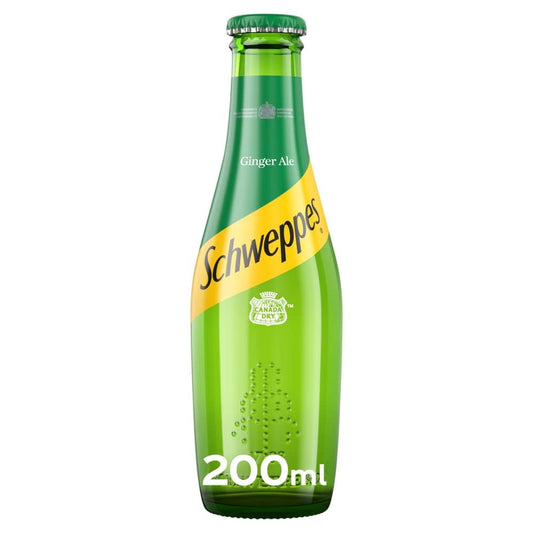 Schweppes Ginger Ale 24 x 200ml (Pack of 24) - Bulkbuydirect