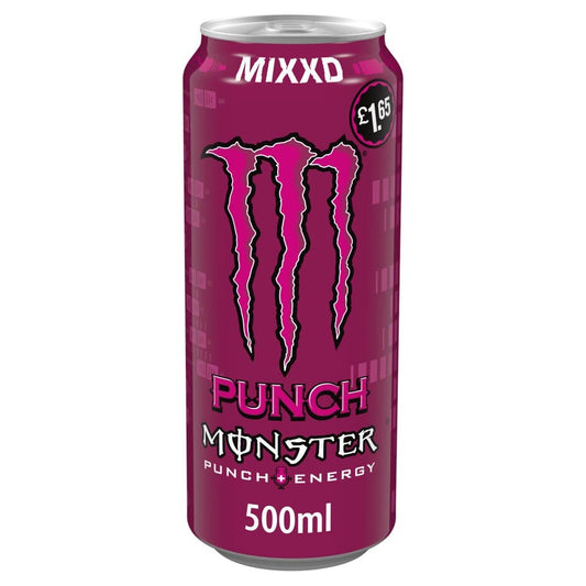 Monster Energy Drink Mixed Punch 12 x 500ml (Pack of 12) - Bulkbuydirect