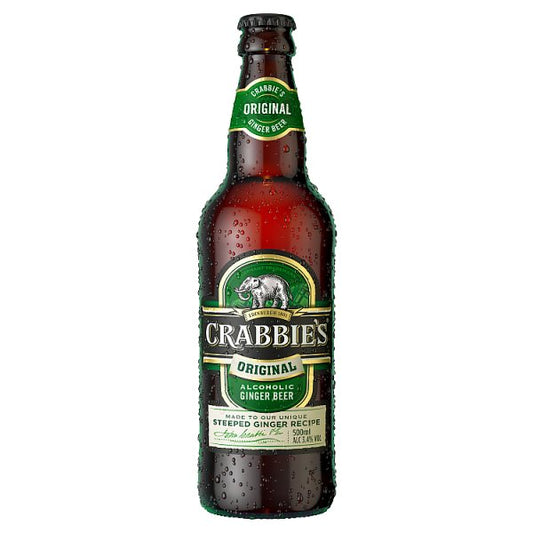 Crabbie's Original Alcoholic Ginger Beer 500ml (Pack of 12)