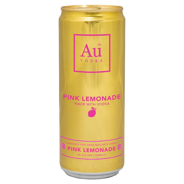 Au Vodka Pink Lemonade 330ml (Pack of 12)