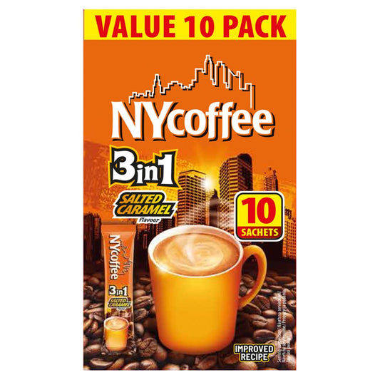 NYCoffee 3in1 Salted Caramel Flavour (14 x 10) (Pack of 10)