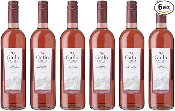 Gallo White Zinfandel PM599 (Pack of 6)