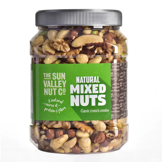 Sun Valley Natural Mixed Nuts Selection, 1kg (Pack of 1) - Bulkbuydirect