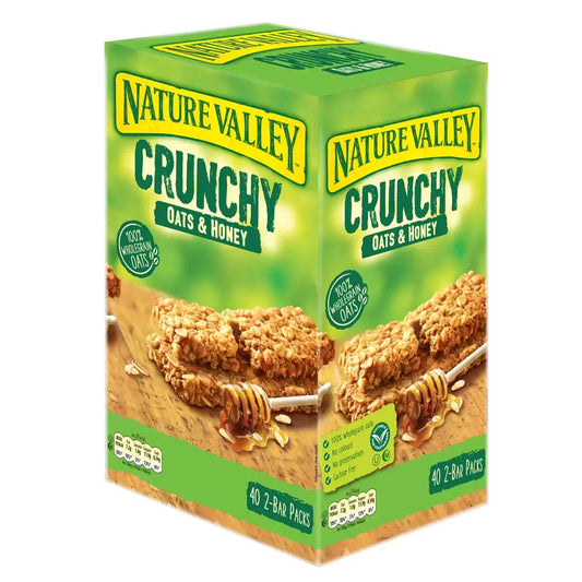 Nature Valley Crunchy Oats & Honey Bars, 40 x 42g (Pack of 40) - Bulkbuydirect