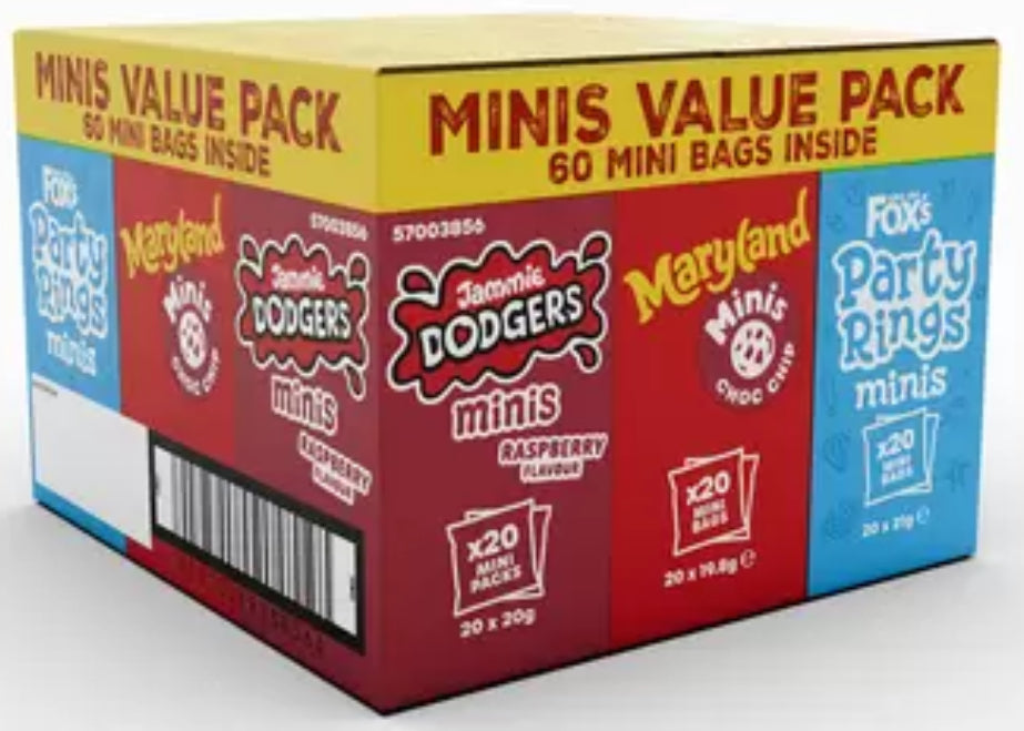 Fox's Mini Biscuit Variety Box 60pk