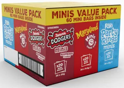 Fox's Mini Biscuit Variety Box 60pk