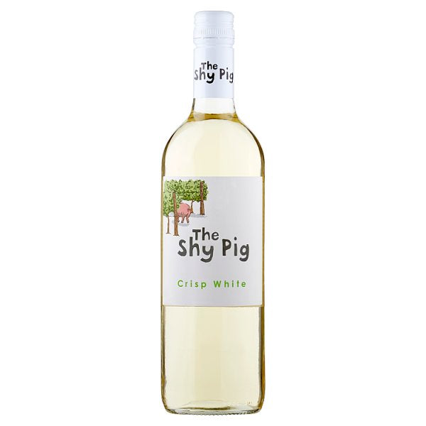 The Shy Pig Crisp White Australian Wine 75cl (Pack of 6)