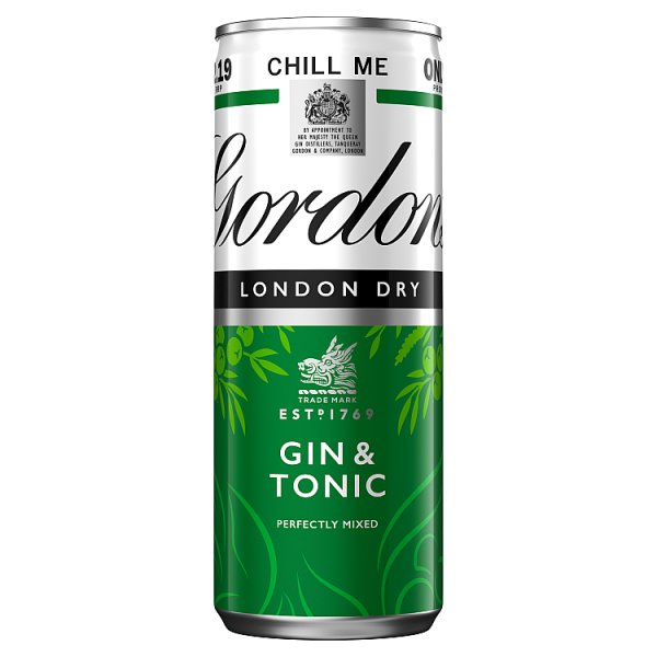 Gordon's Gin & Tonic 5% vol 250ml (Pack of 12)