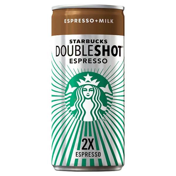 Starbucks 2 Doubleshot Espresso 200ml (Pack of 12)