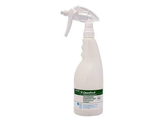 CleanPro+ Detergent Disinfectant Multi-Purpose Sanitiser H2 (Empty Bottle) (Pack of 1) - Bulkbuydirect