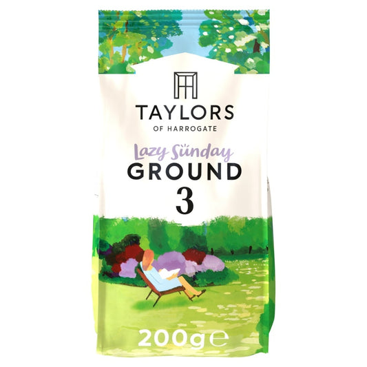 Taylors of Harrogate Lazy Sunday Ground Roast Coffee 200g (Pack of 6)