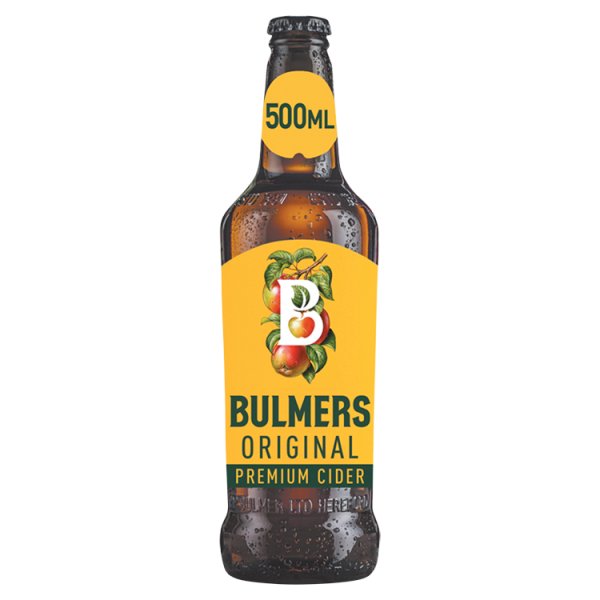 Bulmers Original Cider Bottle 500ml (Pack of 12)