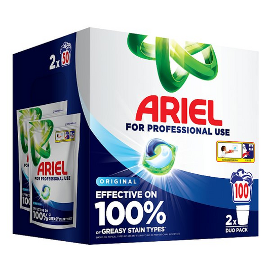 Ariel Professional All-in-1 Pods Washing Detergent Capsules Original 100 Washes